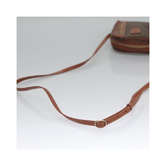 Pre Loved Celine Vintage Monogram Crossbody Bag Women Brown Shoulder Bags - Picture 7 of 8